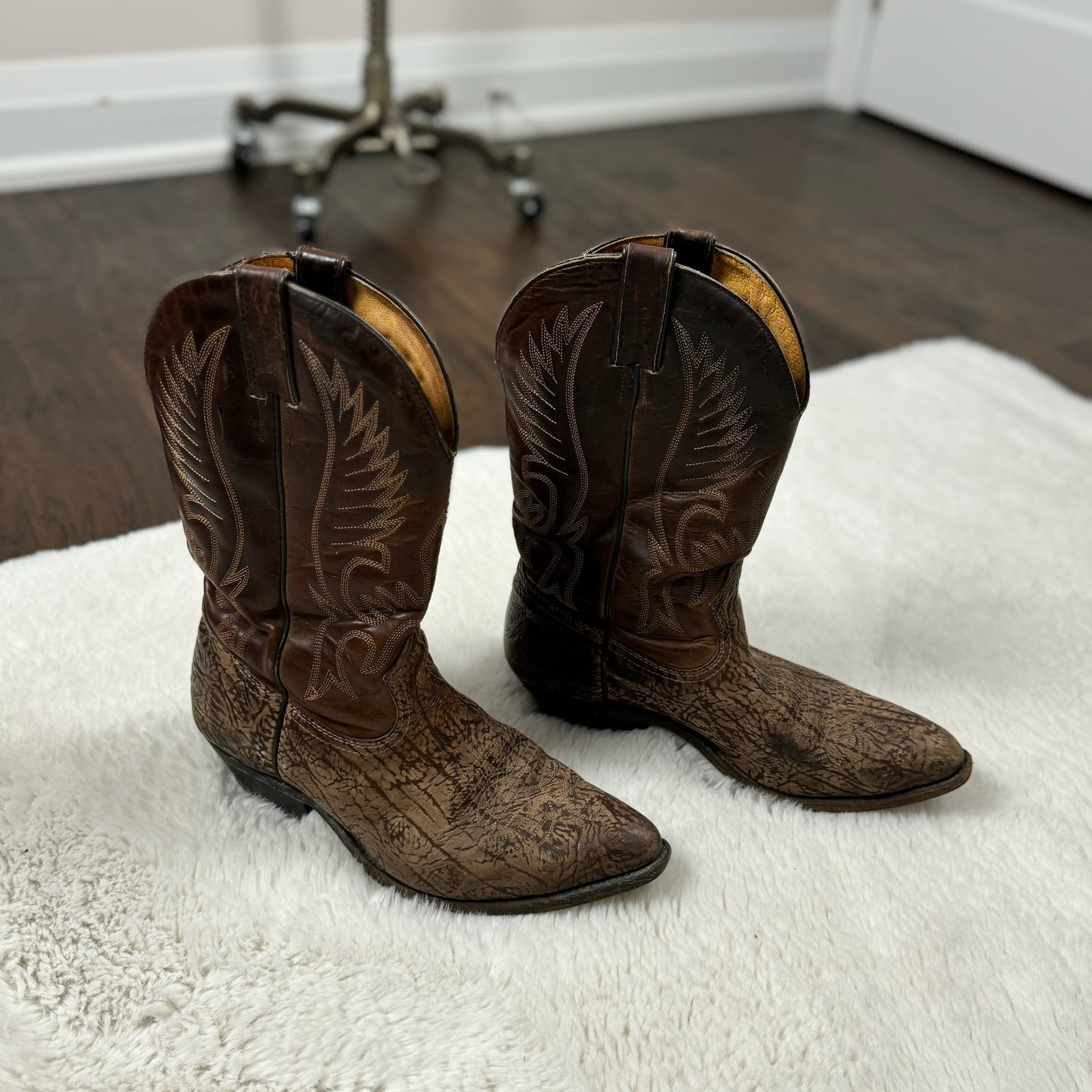Vintage Boulet Cowboy Boots