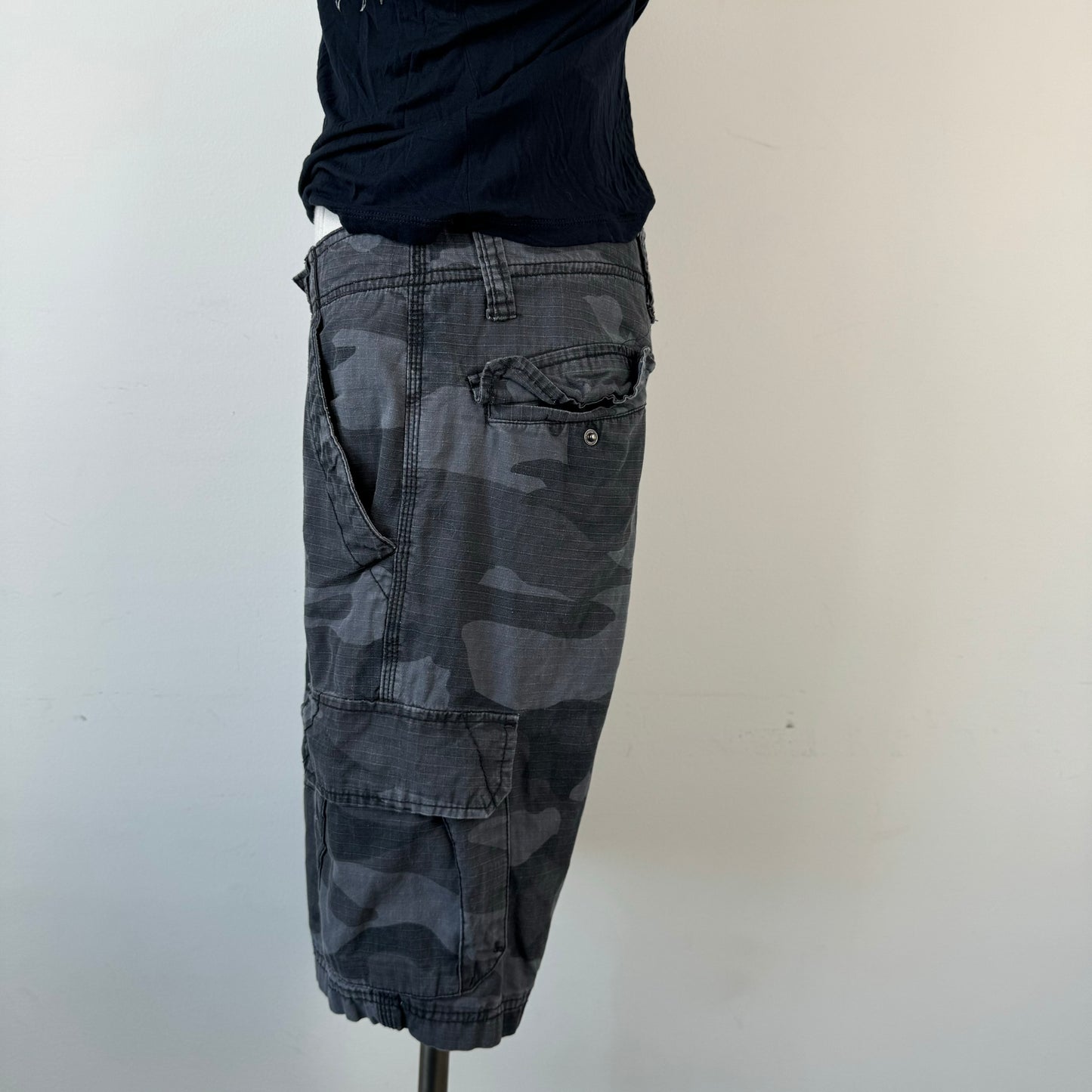 Camo Cargo Bermuda Shorts