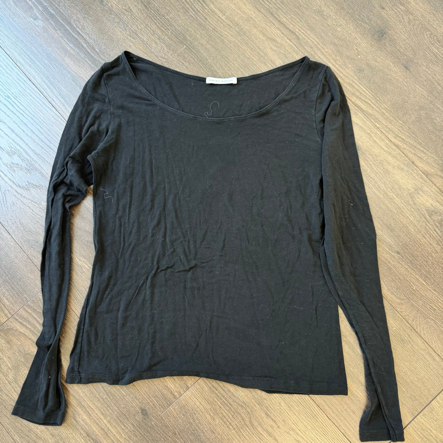 Sarah Pacini Black Off Shoulder Top