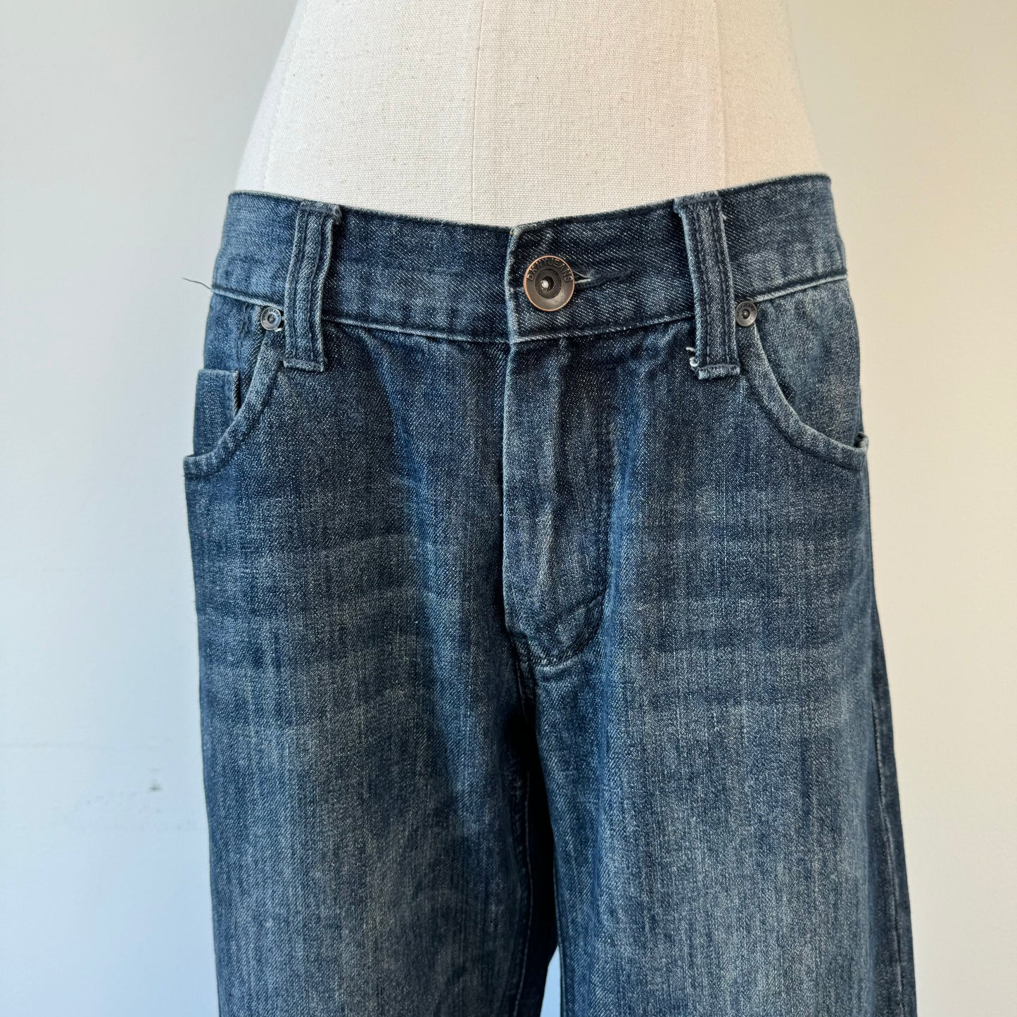 DKNY Dark Wash Straight Leg Jeans