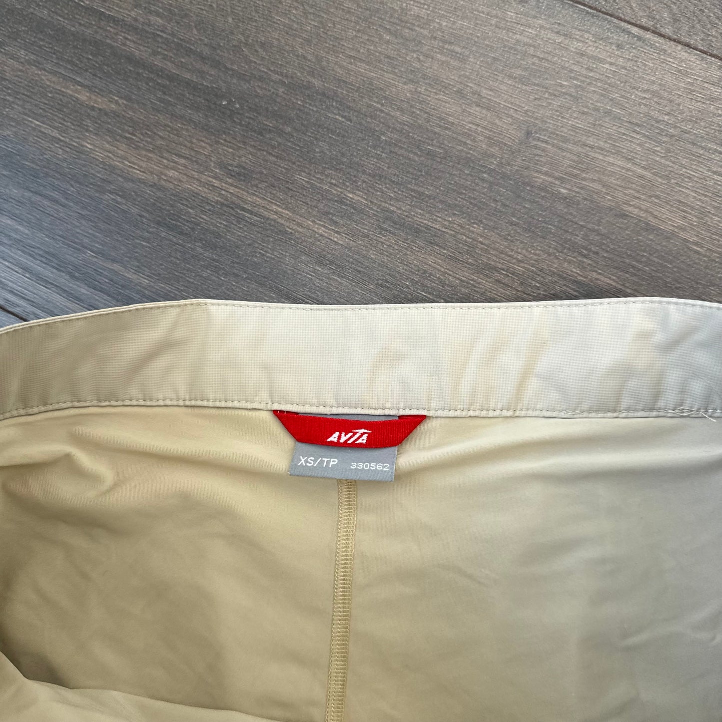 Beige Mini Skirt (Skort)