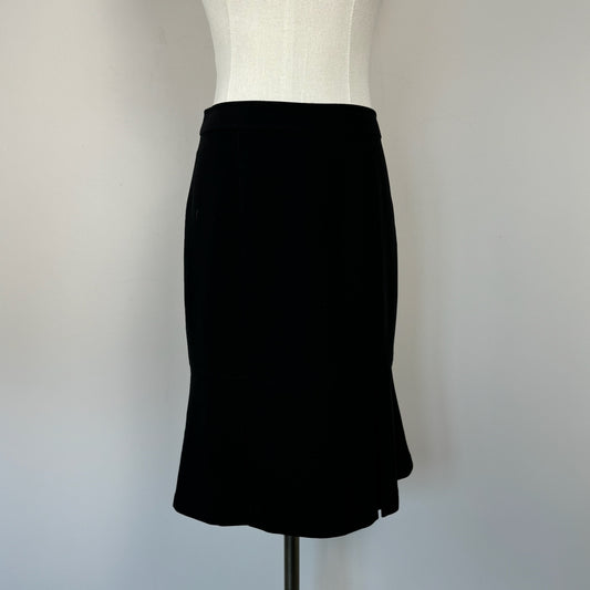 Vintage Black Midi Skirt