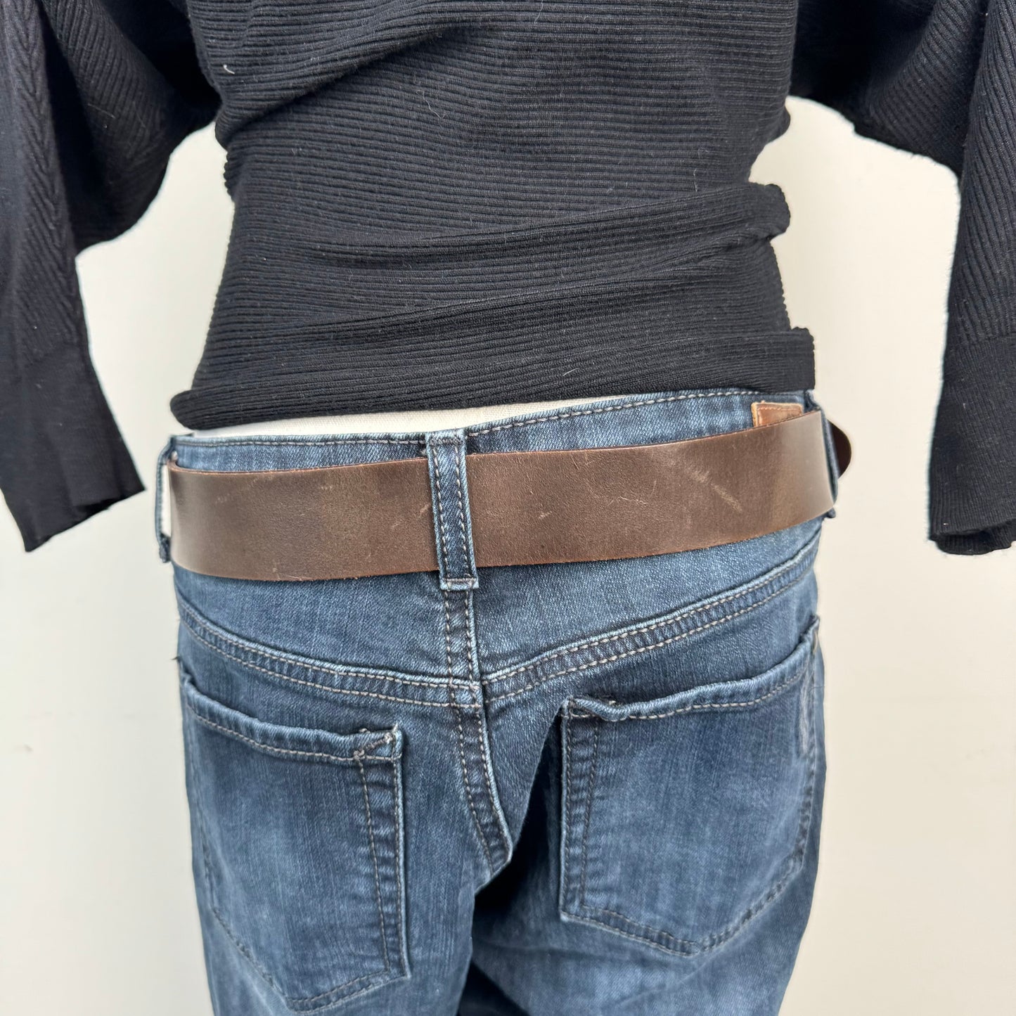 Vintage Brown Boho Antique Style Buckle Belt