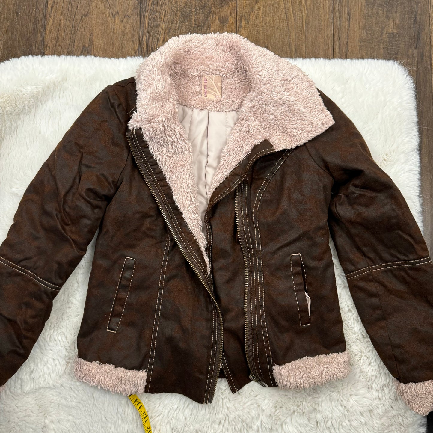 Vintage Shearling Suede Jacket