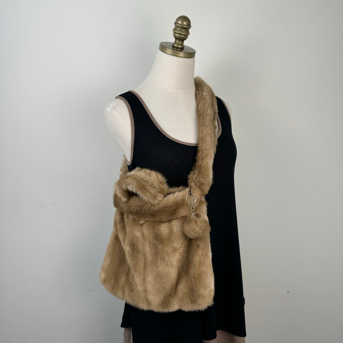 Faux Fur Shoulder Bag