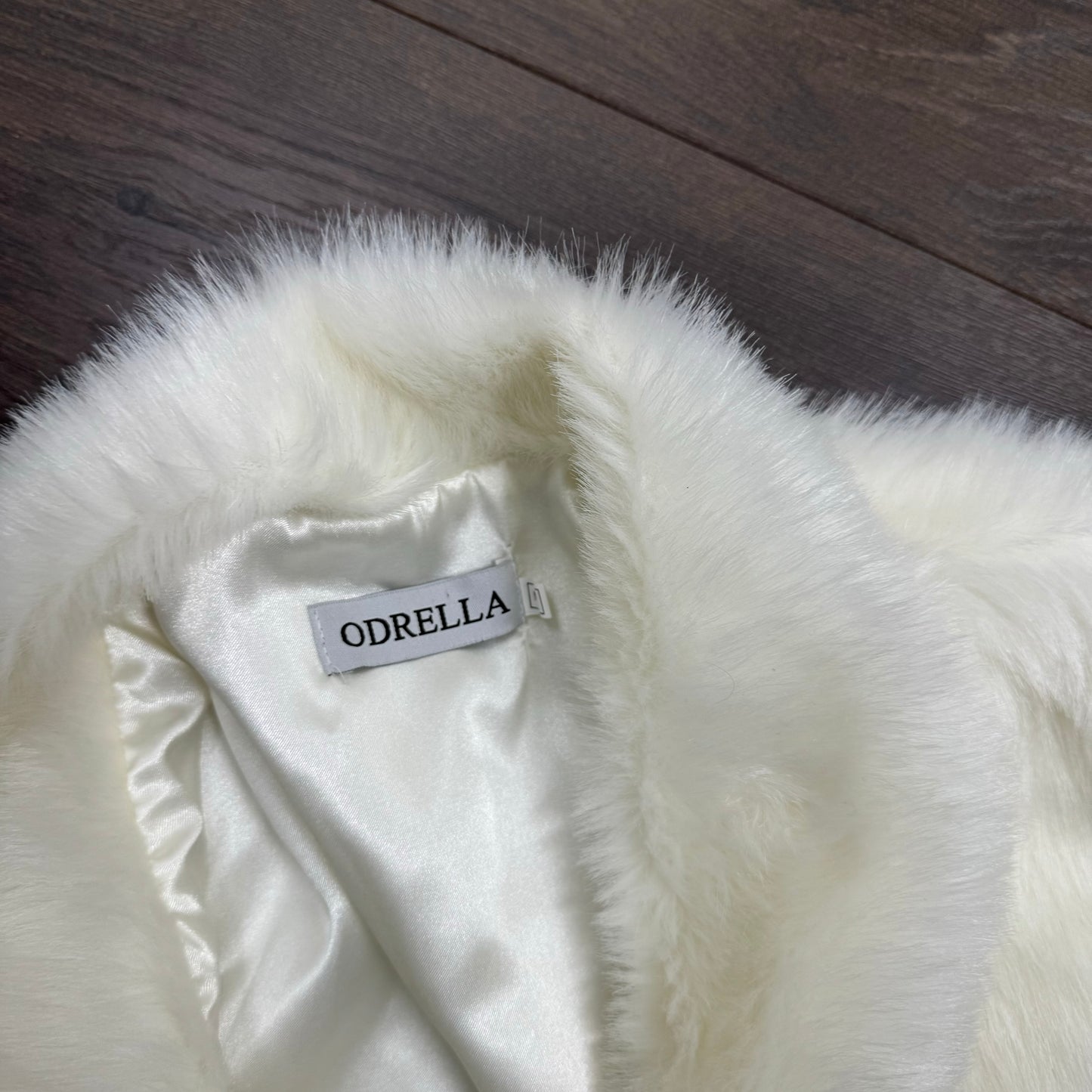 White Fur Shawl