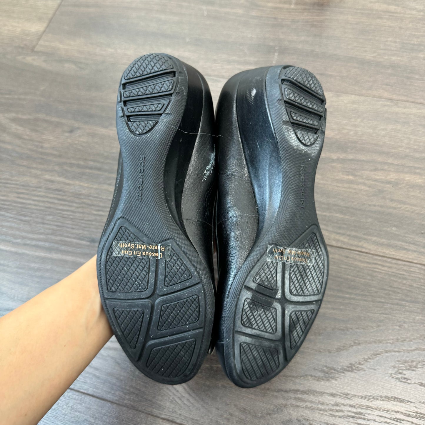 Black Ballet Wedge Heels (US Womens 6)