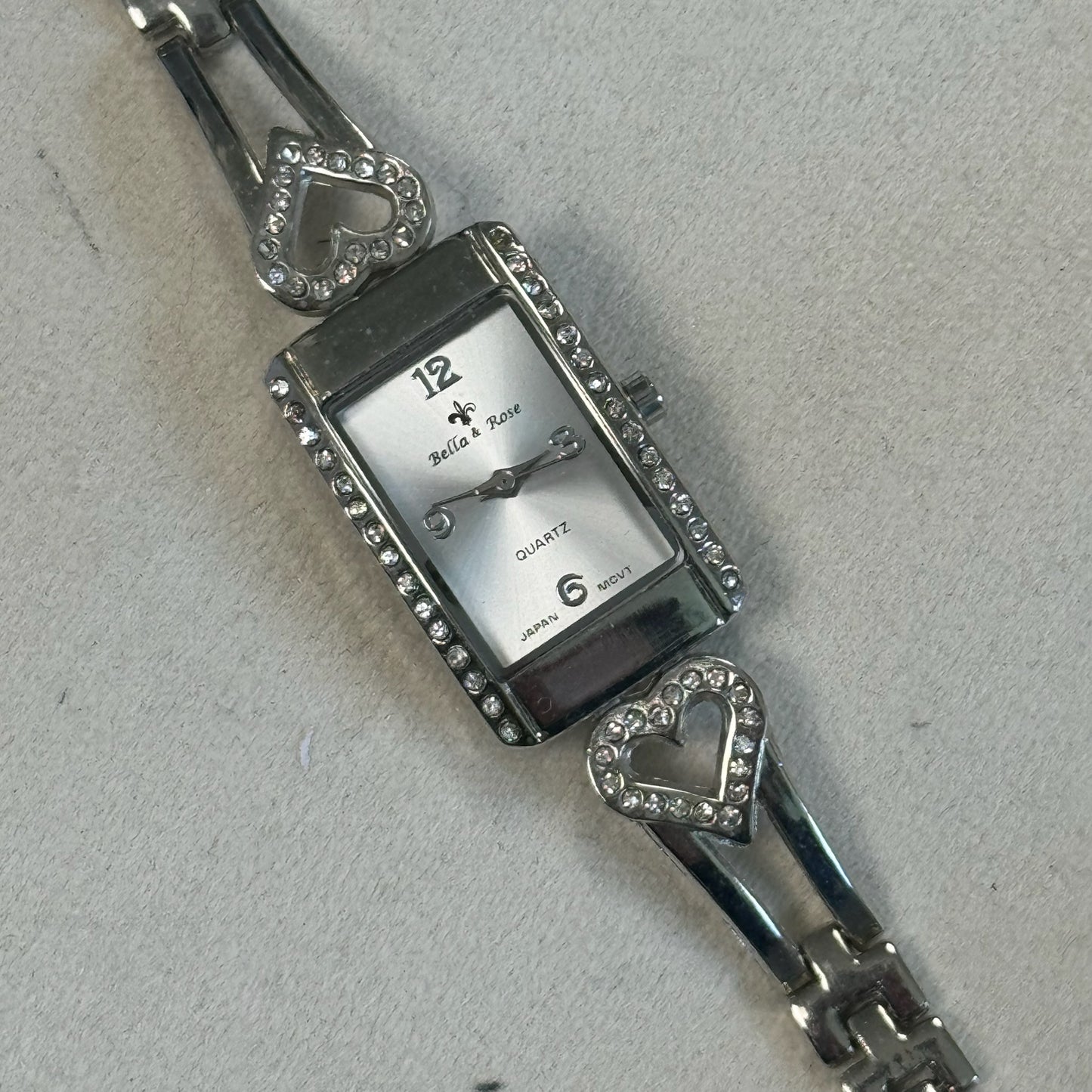 Vintage Silver Rectangular Watch