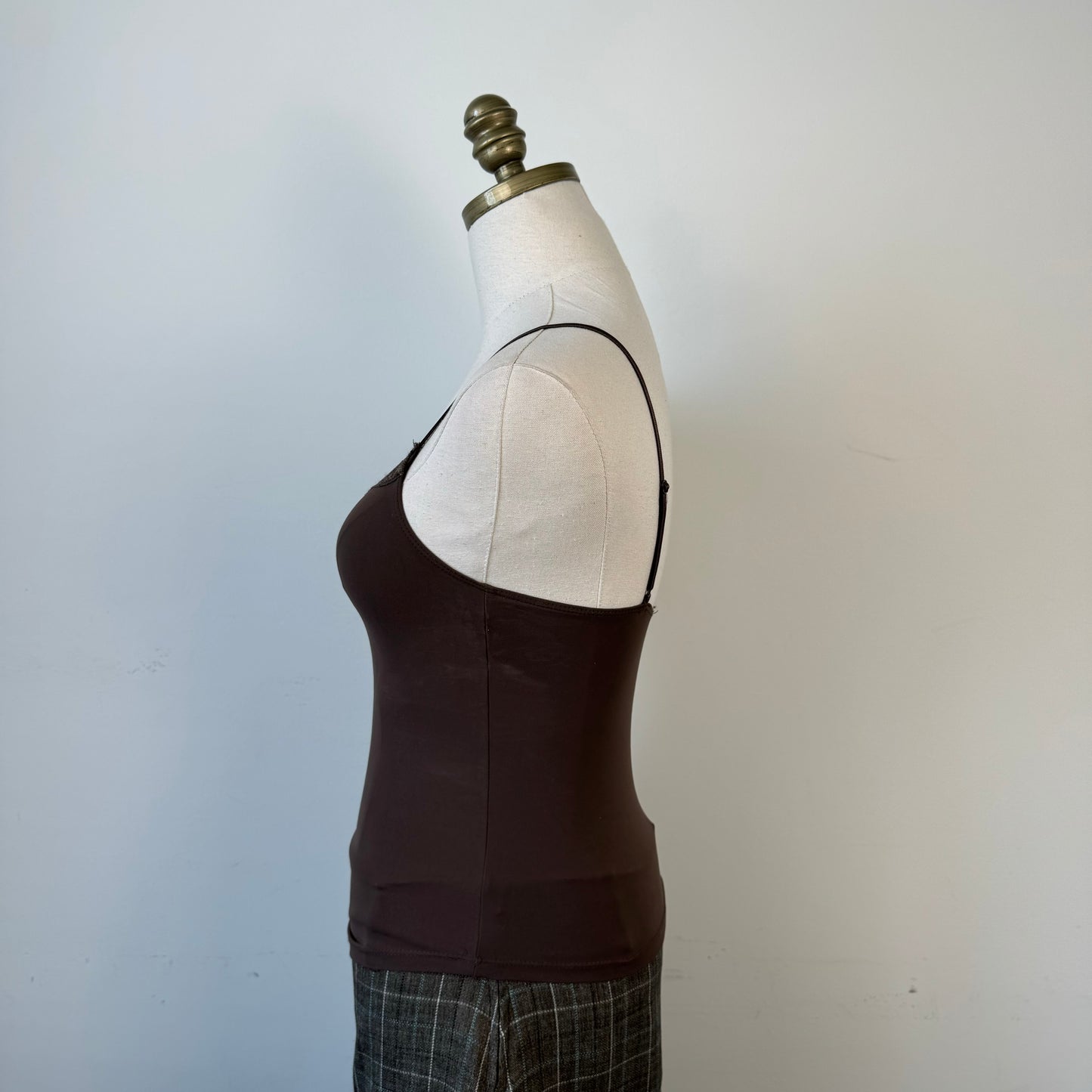 Brown Lace Cami