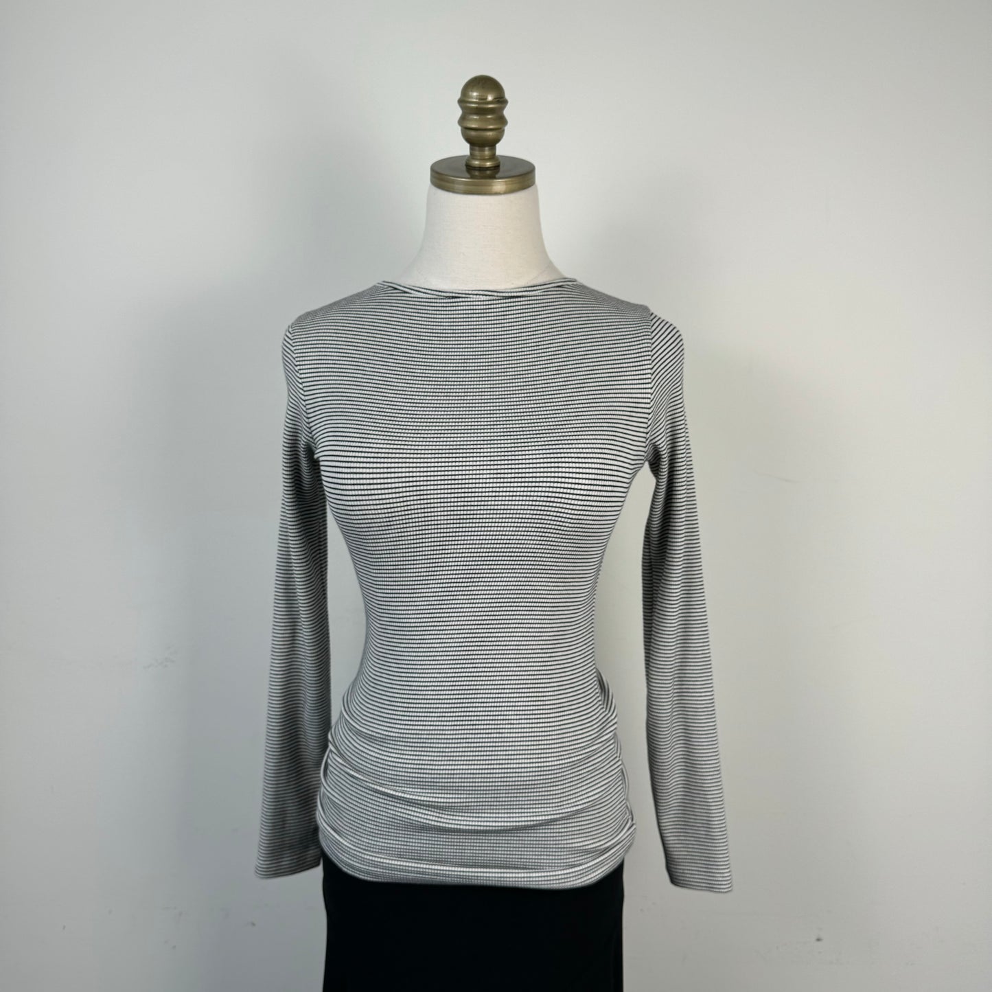 Fitted High Neck Long Sleeve Top