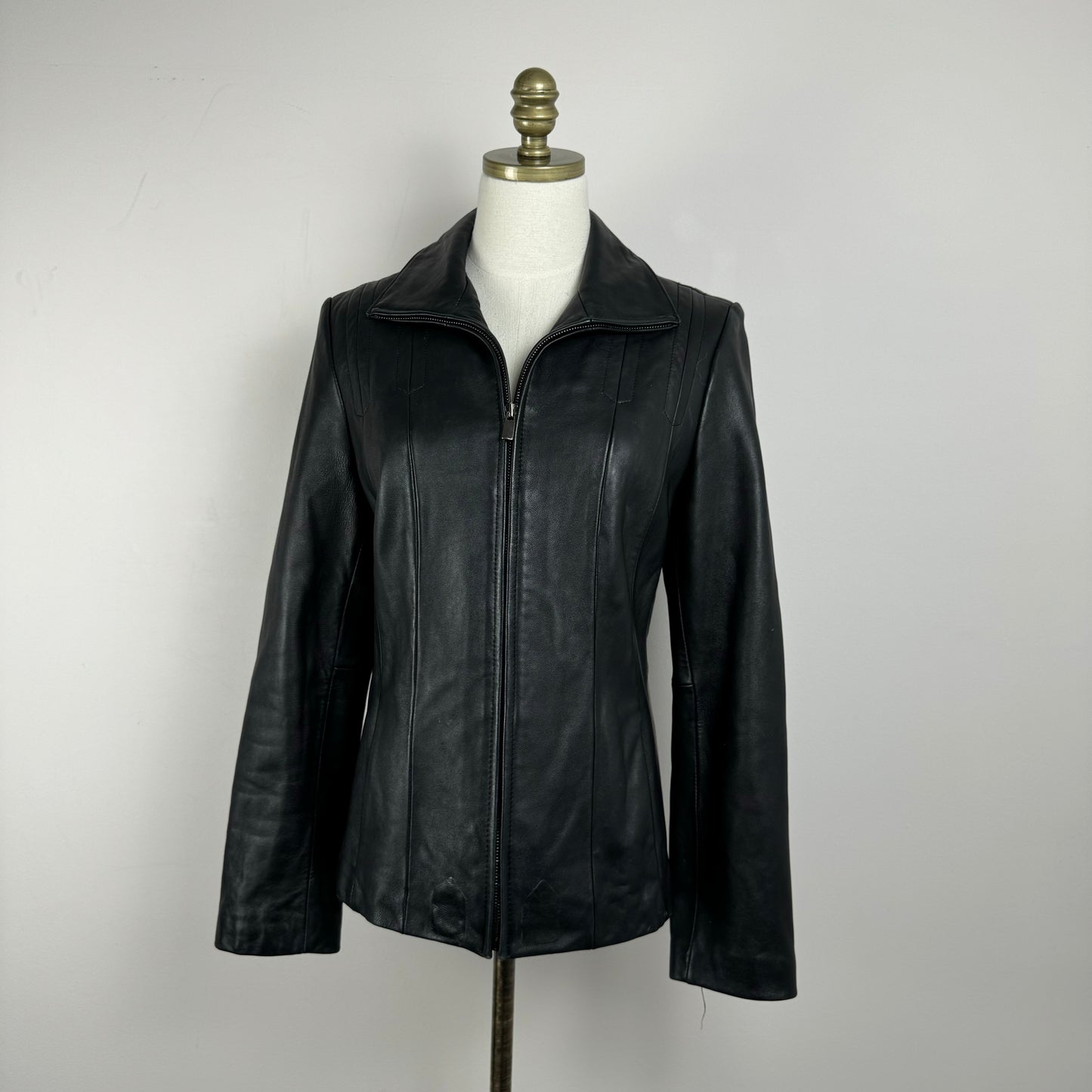 Vintage Black Leather Jacket