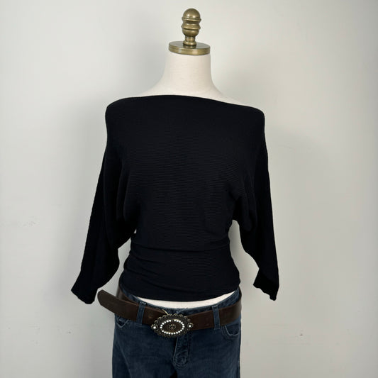 Black Dolman Sweater