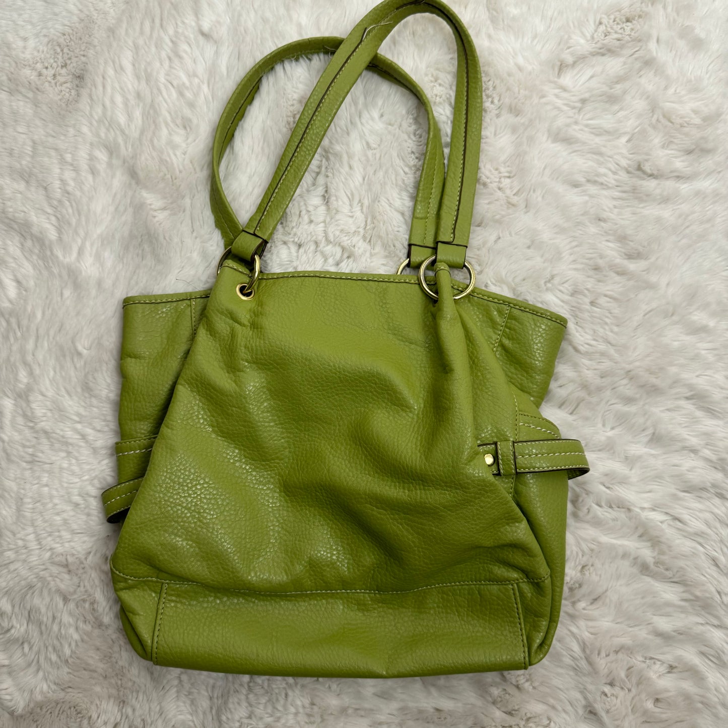 Green Leather Shoulder Bag