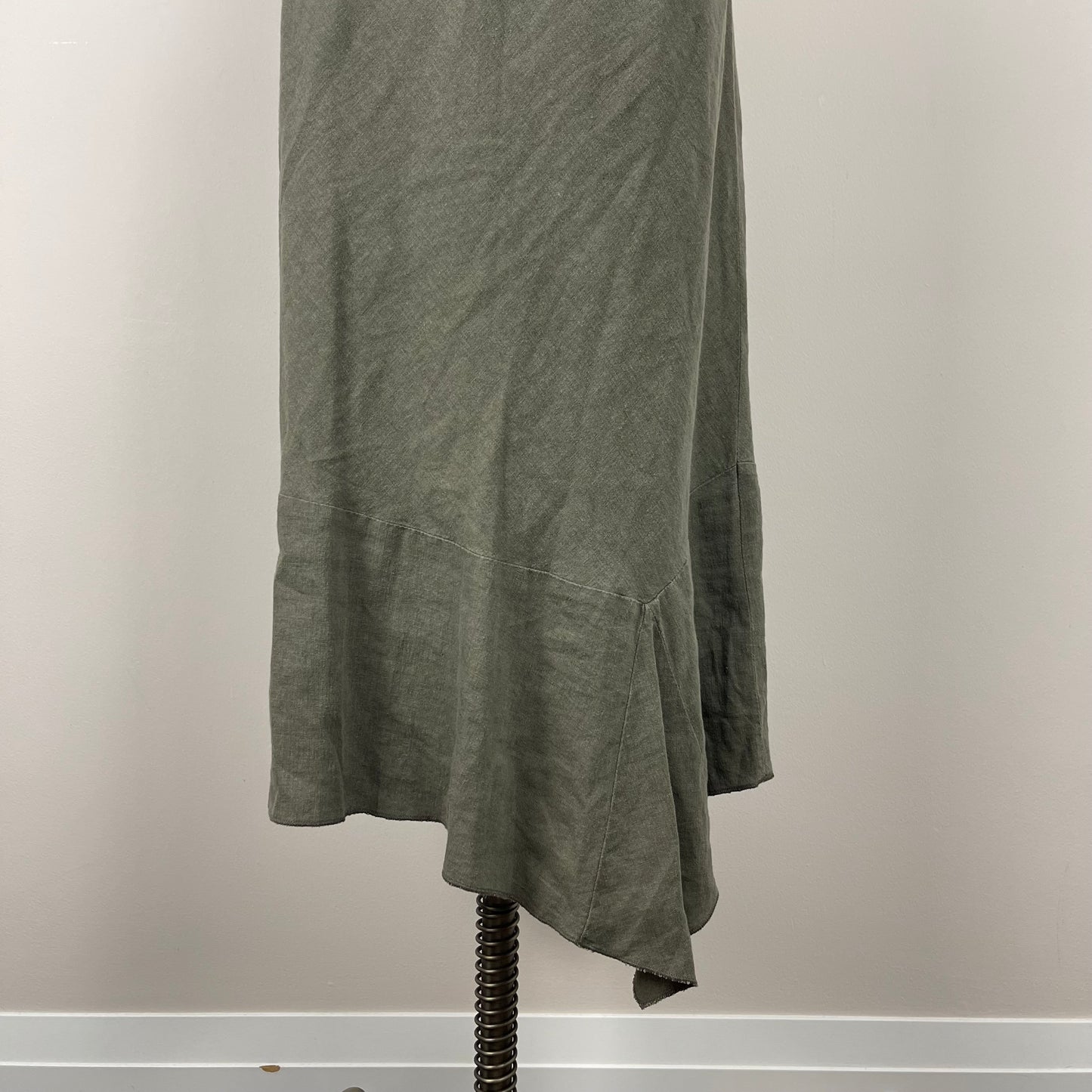 Vintage Asymmetric Midi Skirt