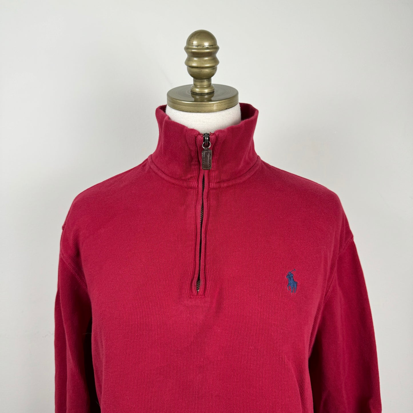 Polo Red Quarter Zip Sweater