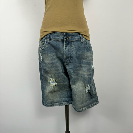 Vintage Faded Denim Jorts