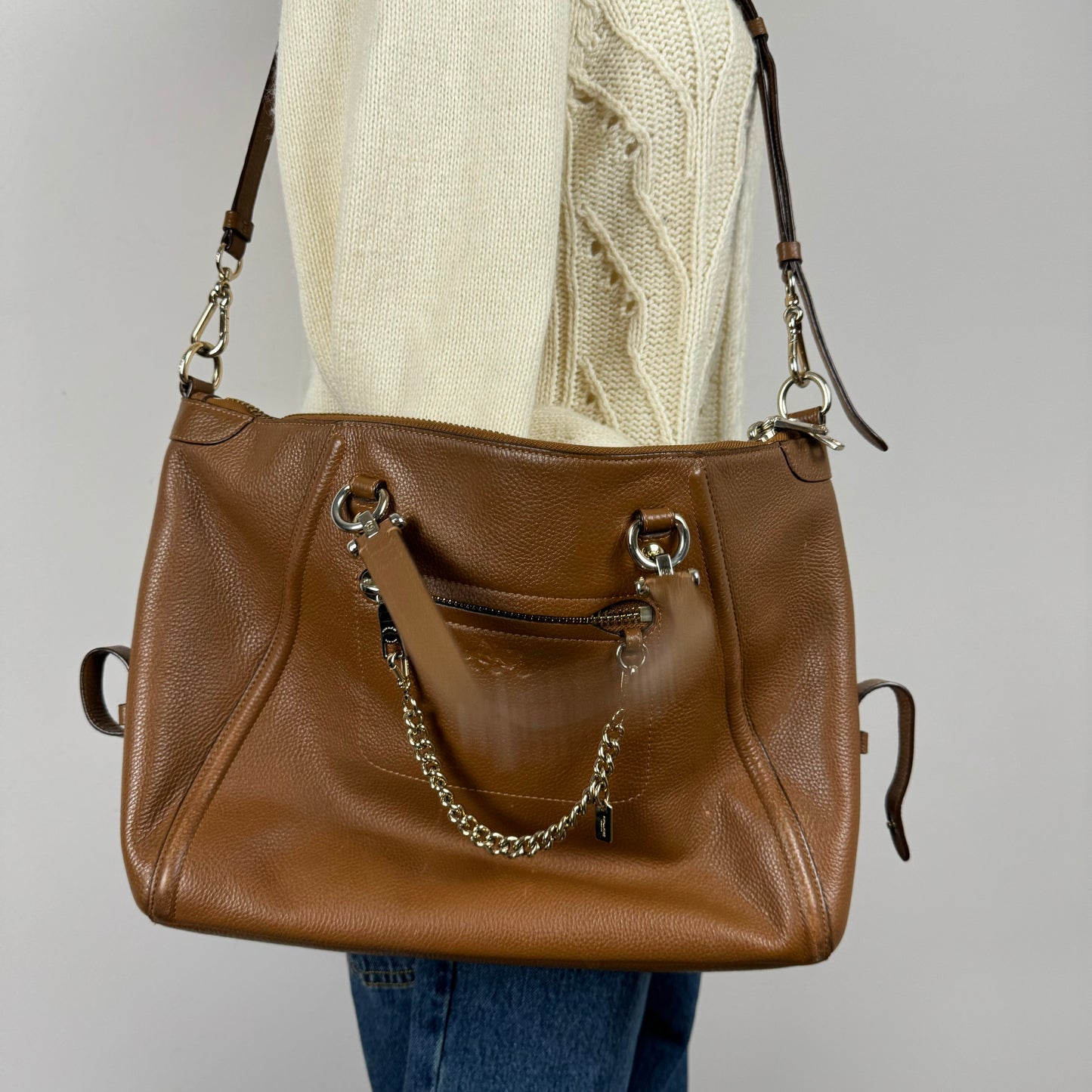 Coach Tan Leather Bag