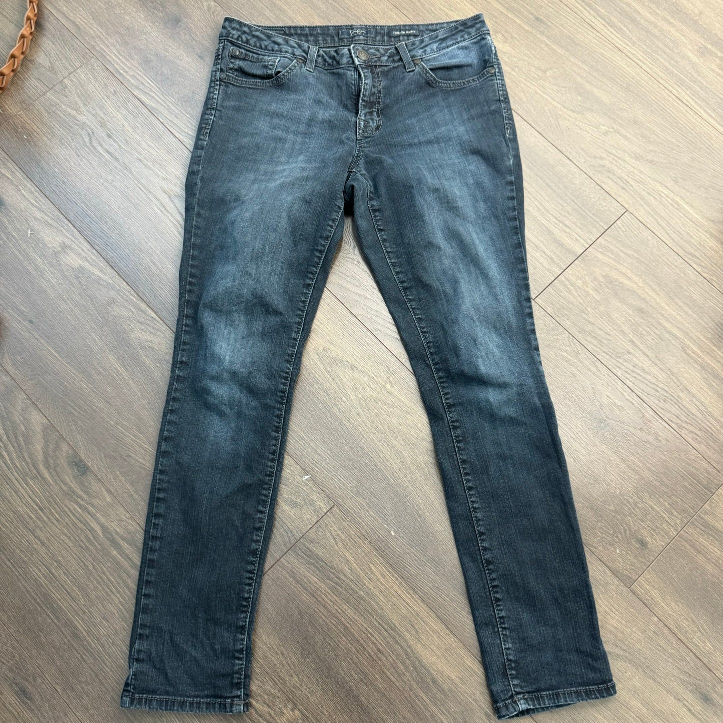 Dark Wash Low Rise Skinny Jeans