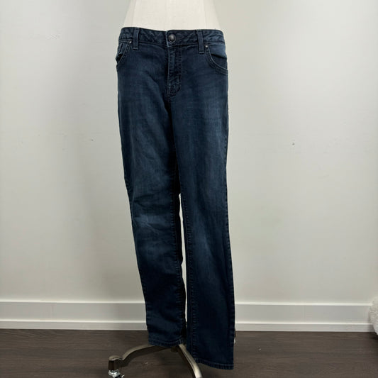 Dark Wash Low Rise Skinny Jeans