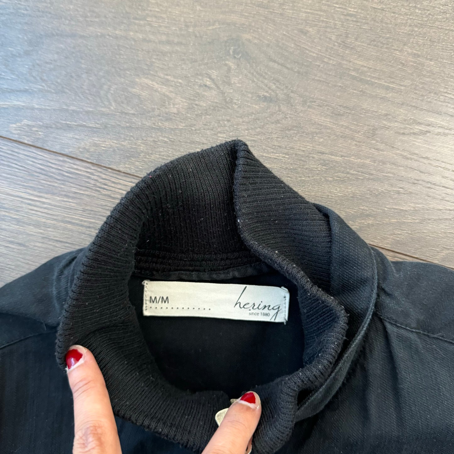 Black Fitted Moto Jacket