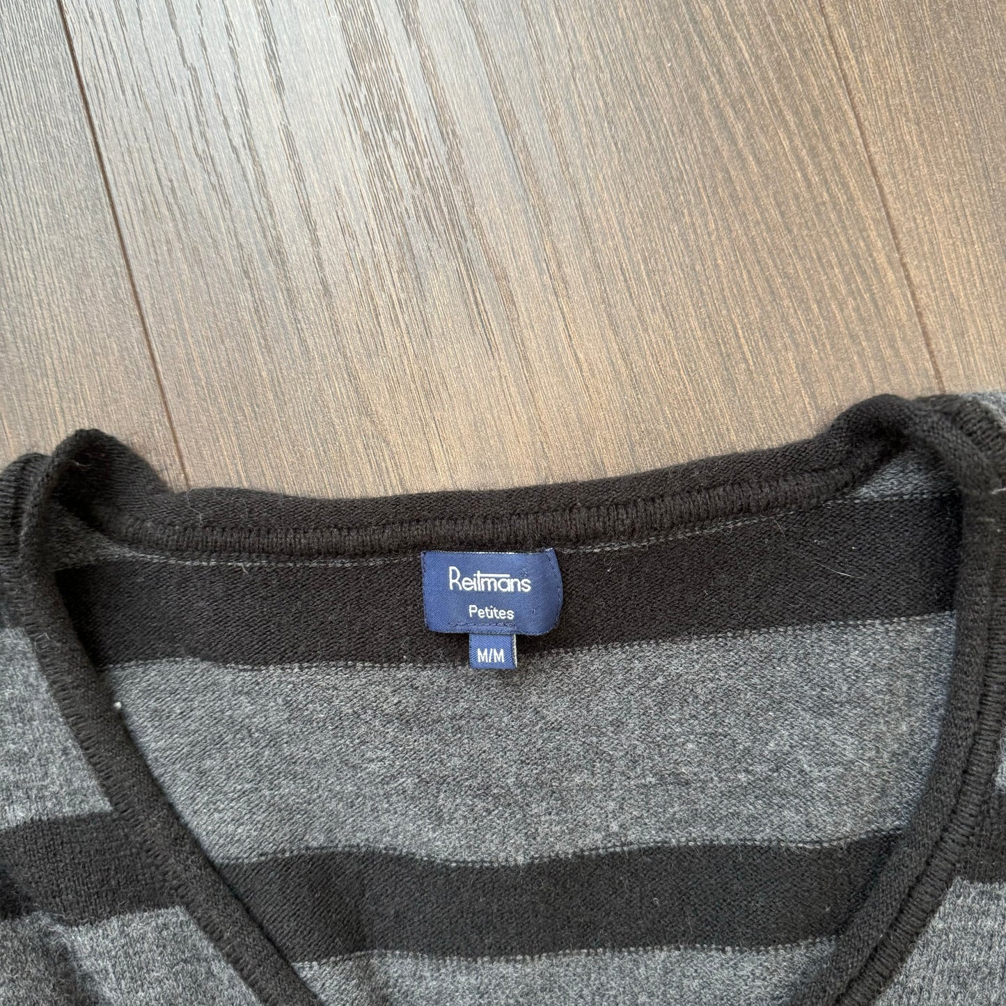 Soft Knit Striped Scoop Neck Sweater