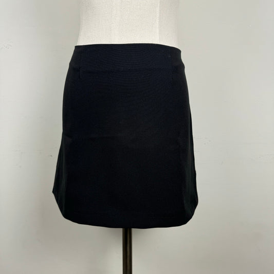 Vintage Le Chateau Black Mini Skirt