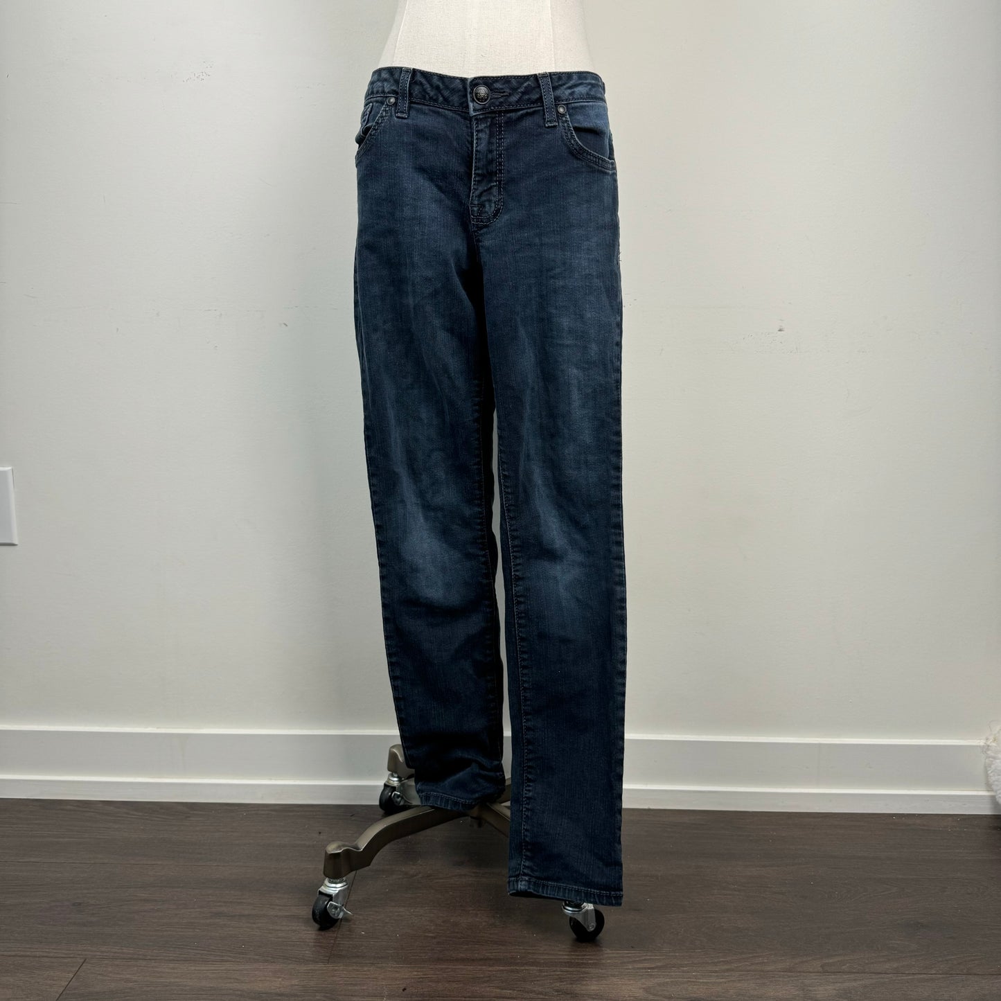Dark Wash Low Rise Skinny Jeans