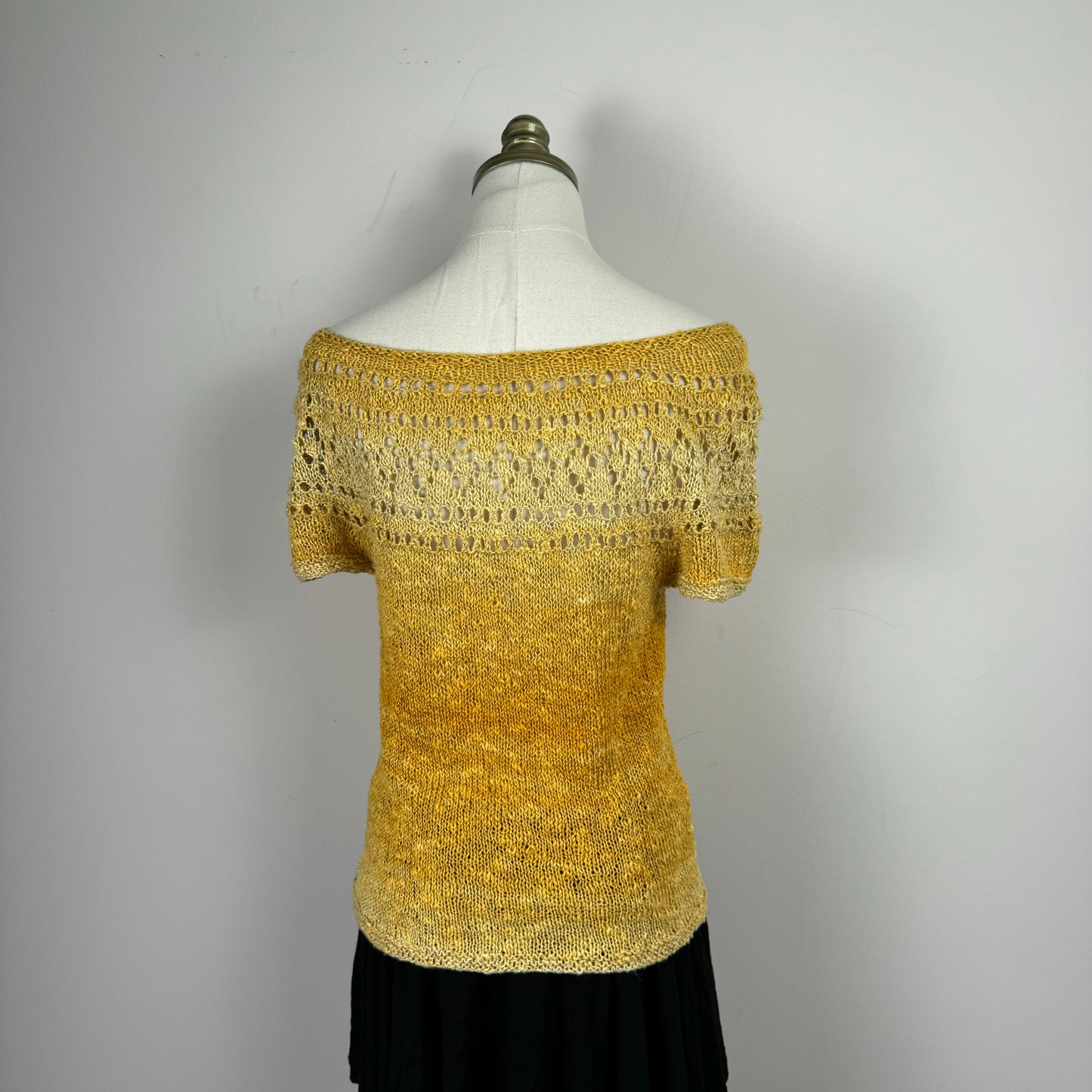 Handmade Ombre Gradient Knit Top