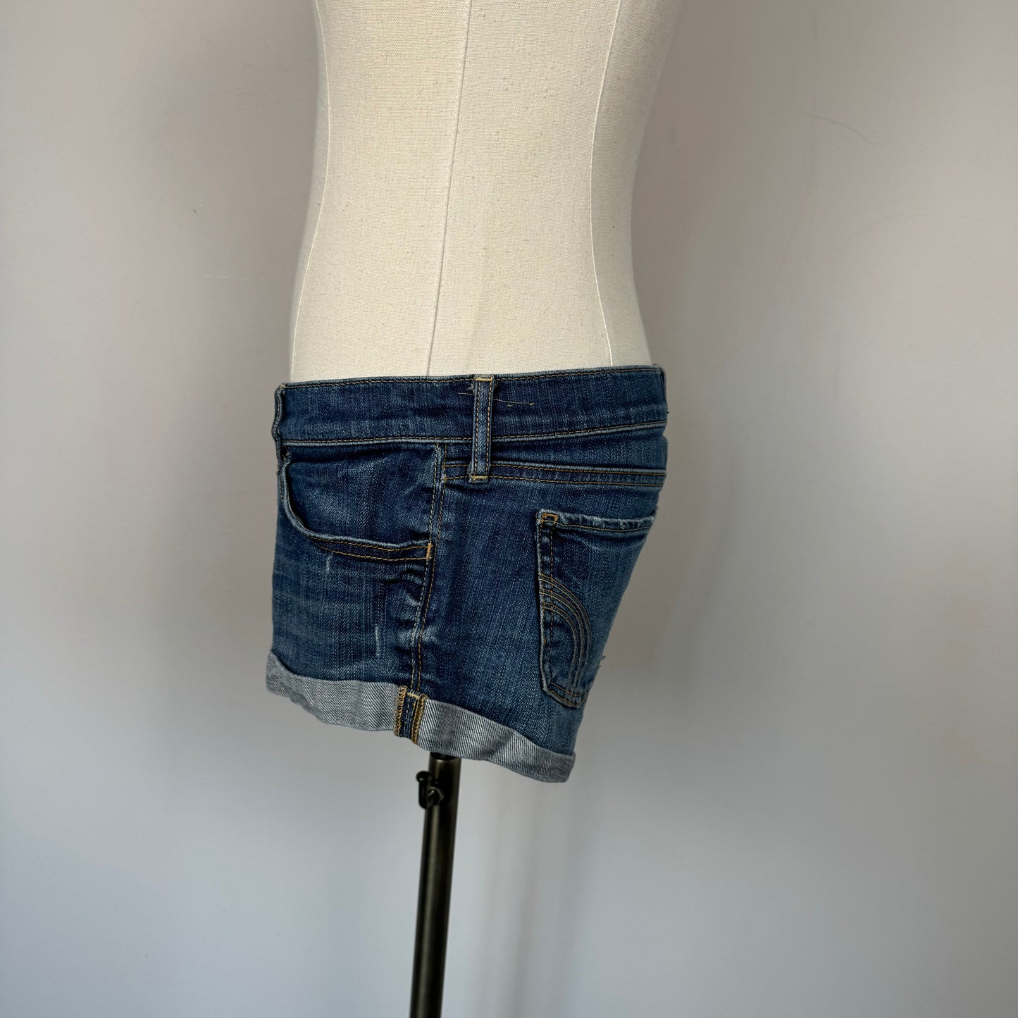 Y2K Micro Mini Denim Shorts