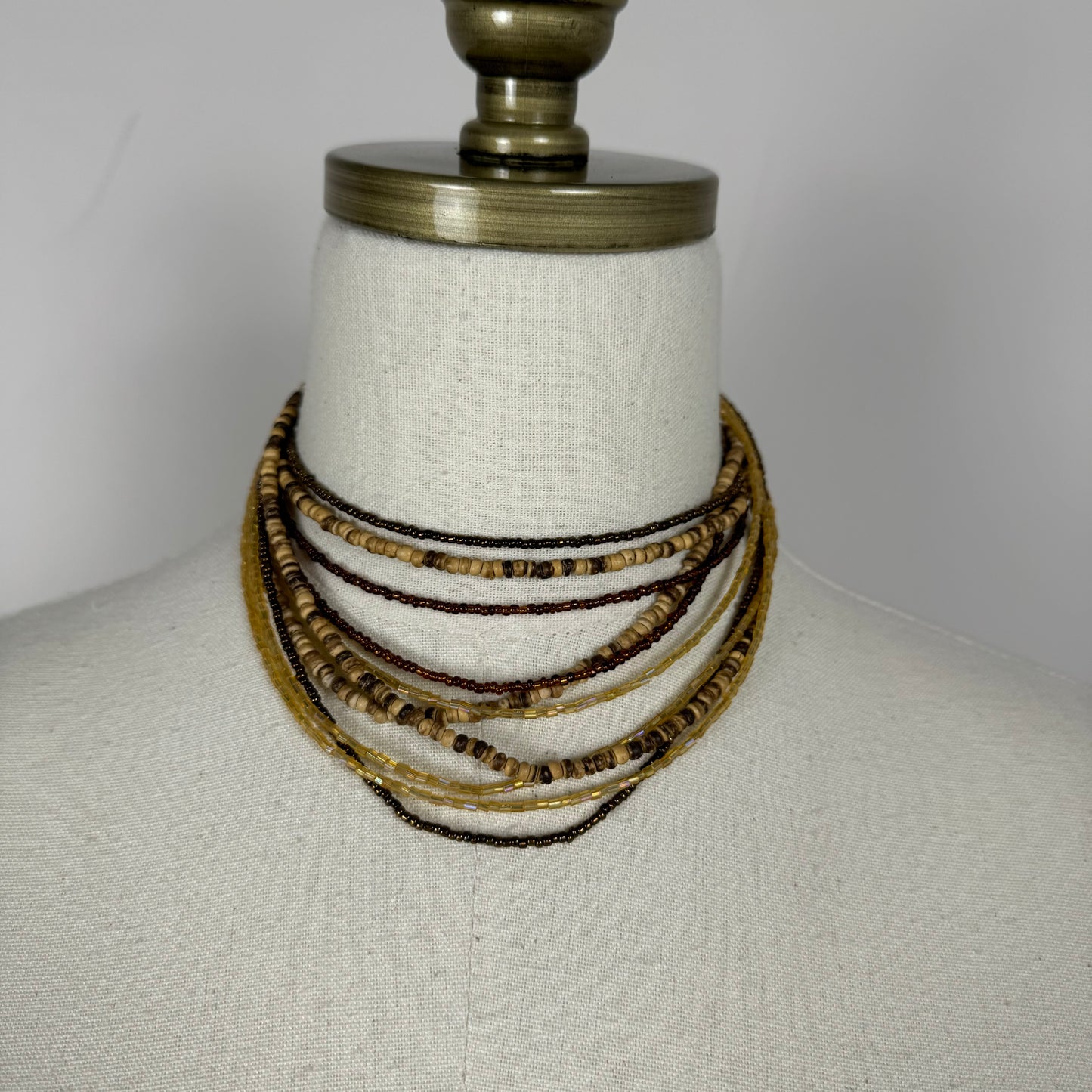 Bead Chain Choker Necklace