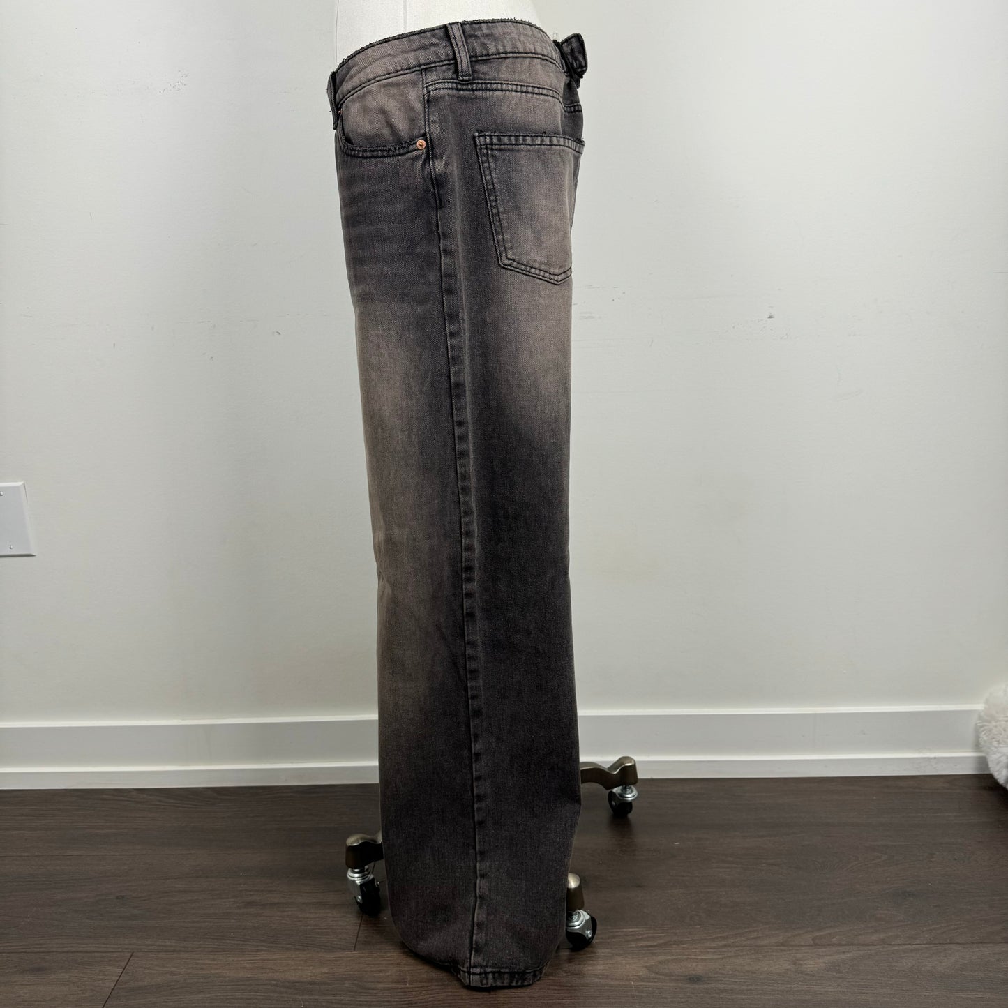 Faded Baggy Low Rise Jeans