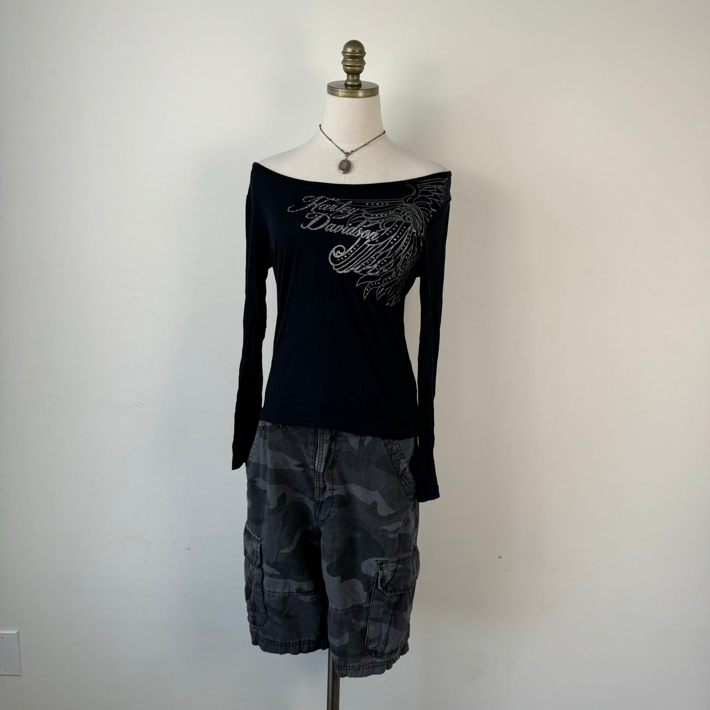 Camo Cargo Bermuda Shorts