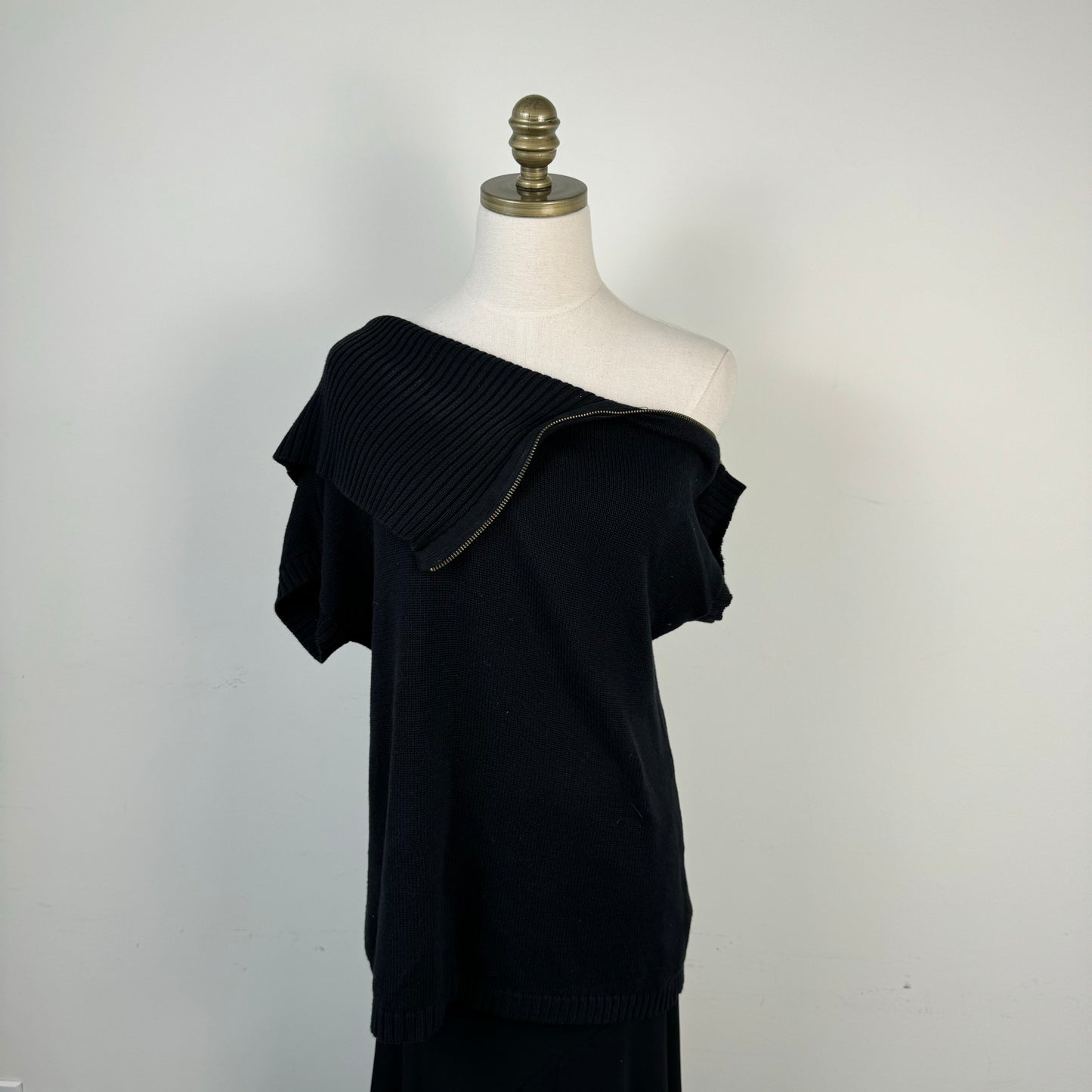 Michael Kors Off Shoulder Knit Vest Top