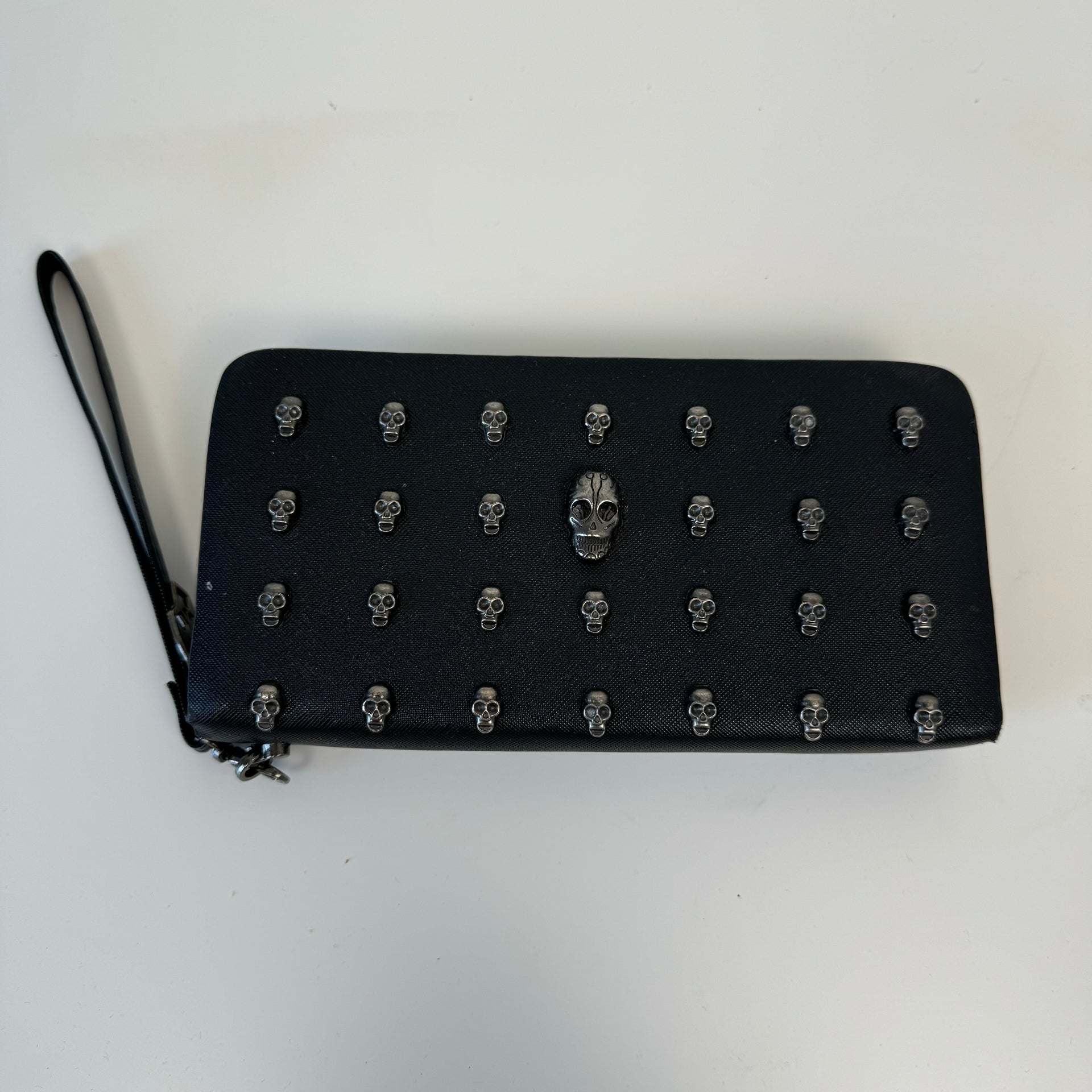 Thomas Wylde Skull Leather Wallet Transcend Vintage Thomas Wylde Skull Leather Wallet Transcend Vintage