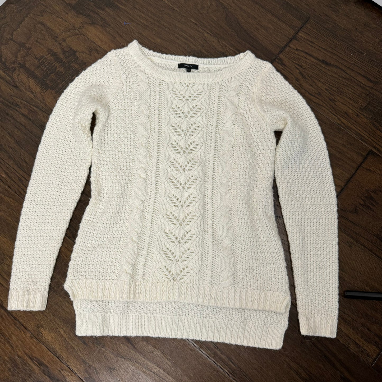 Cream Cable Knit Sweater