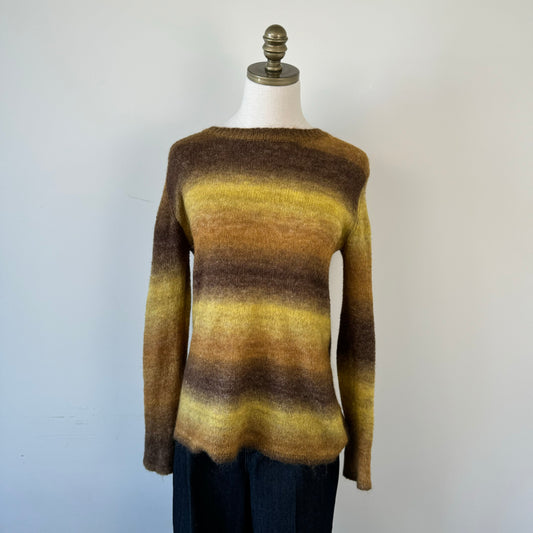 Gradient Ombre Knit Sweater
