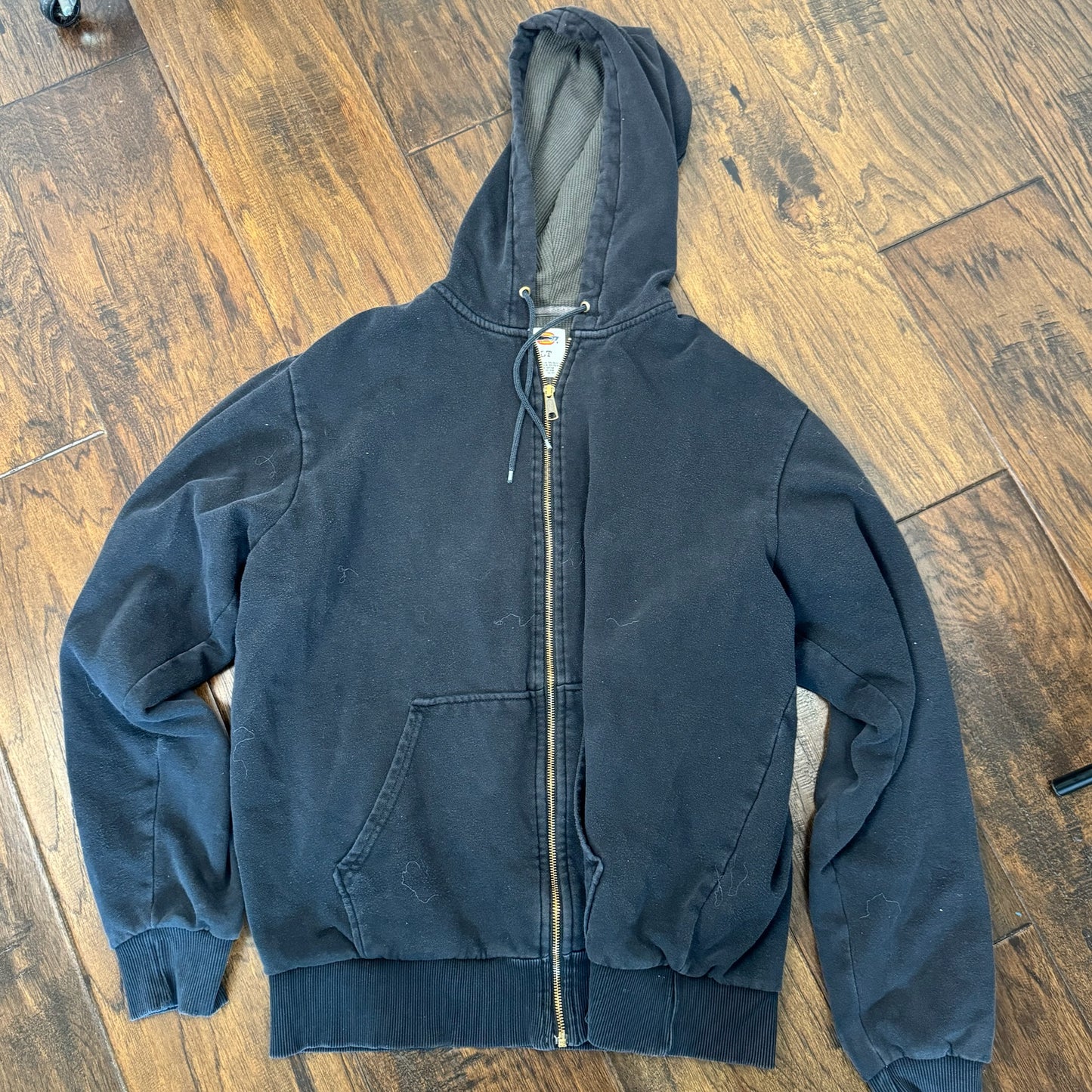 Dickies Black Oversized Zip Up Hoodie