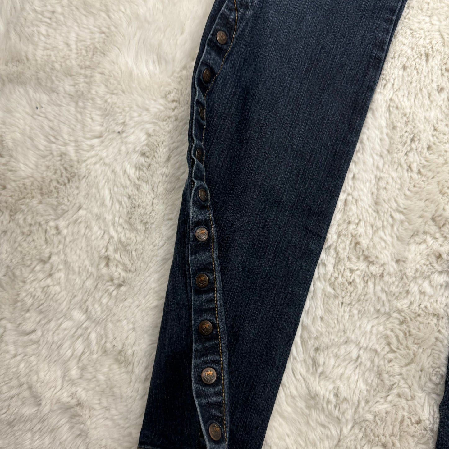 Vintage Parasuco Low Rise Bootcut Studded Jeans