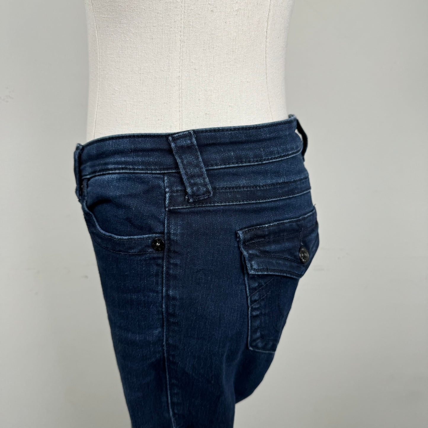 True Religion Dark Wash Bootcut Jeans