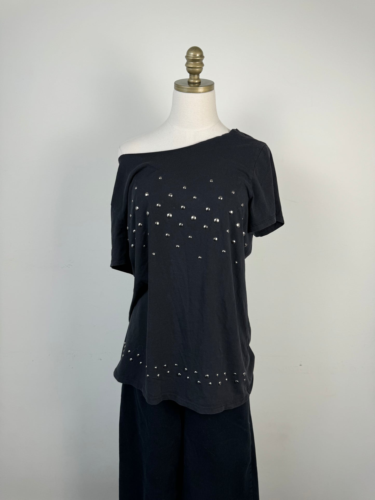 Studded Off Shoulder Top