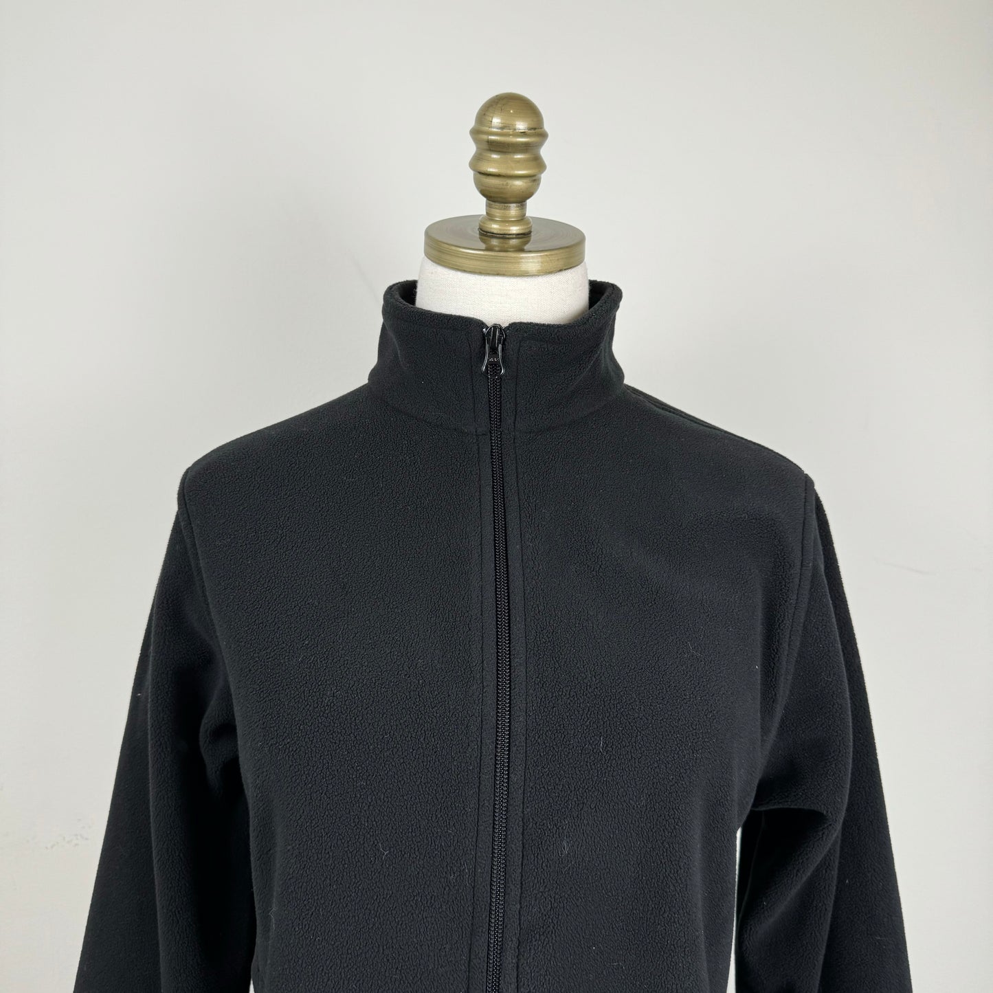 Woolrich Black Fleece Zip Up Jacket