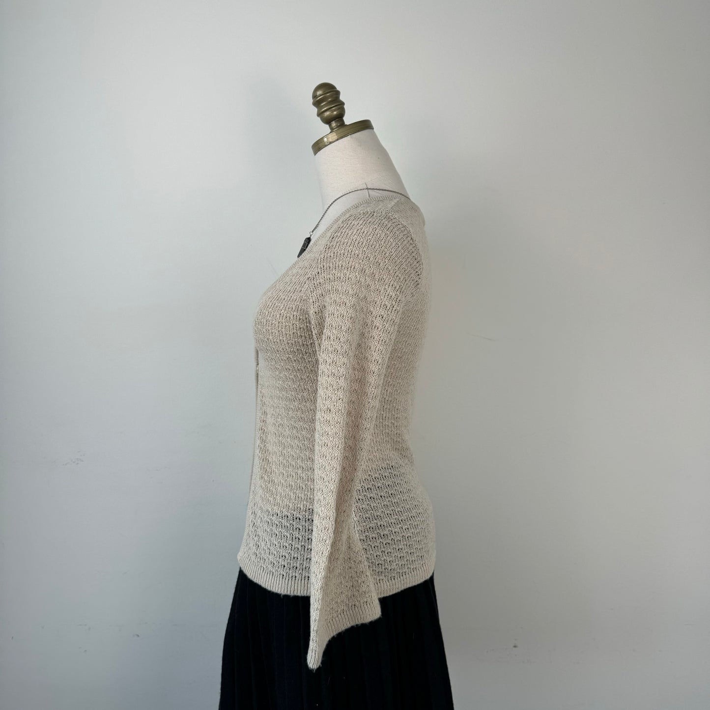 Vintage Open Front Knit Top