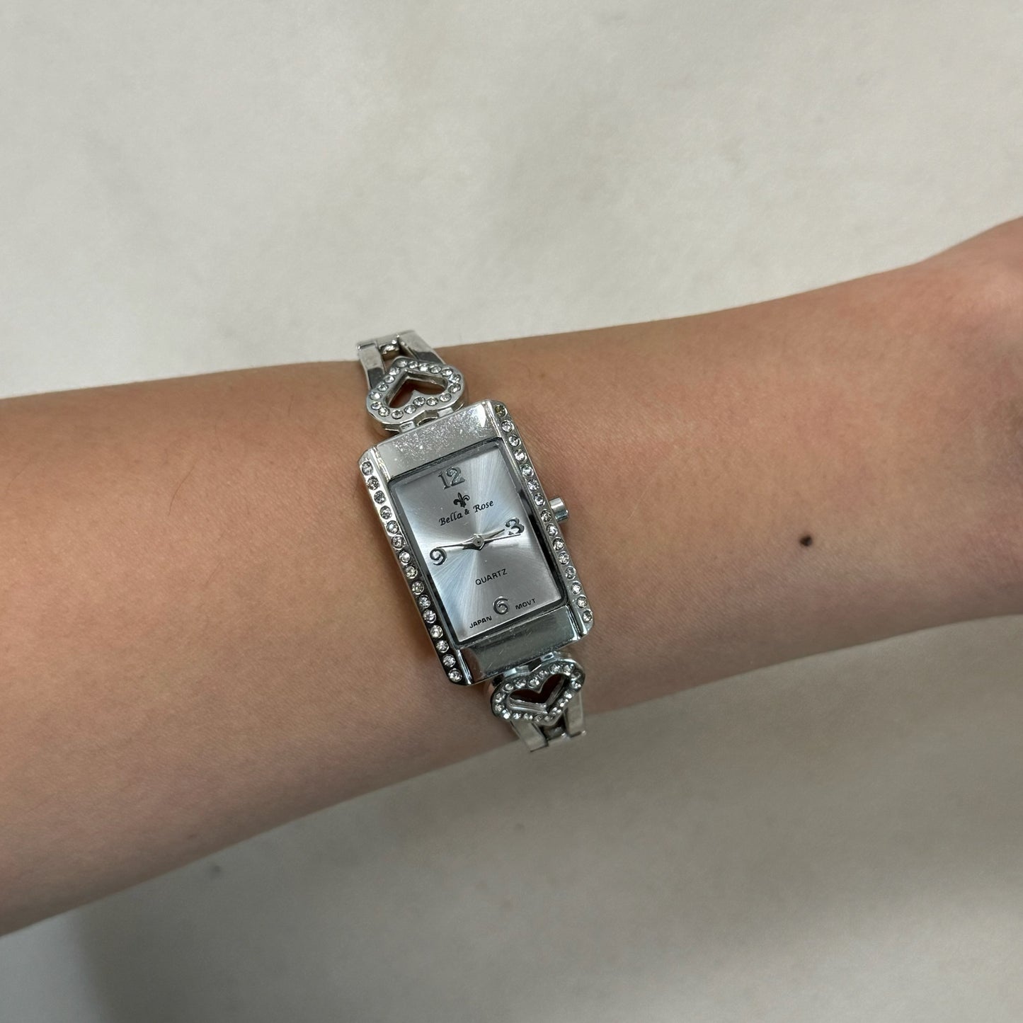 Vintage Silver Rectangular Watch