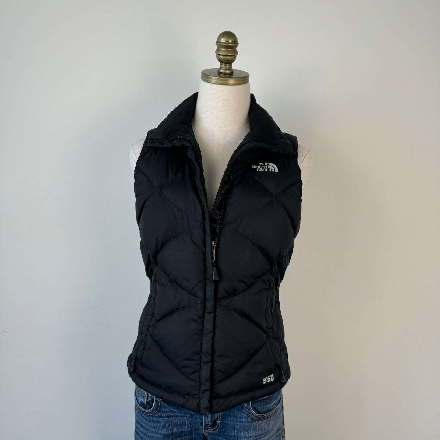 North Face Puffer Zip Up Vest
