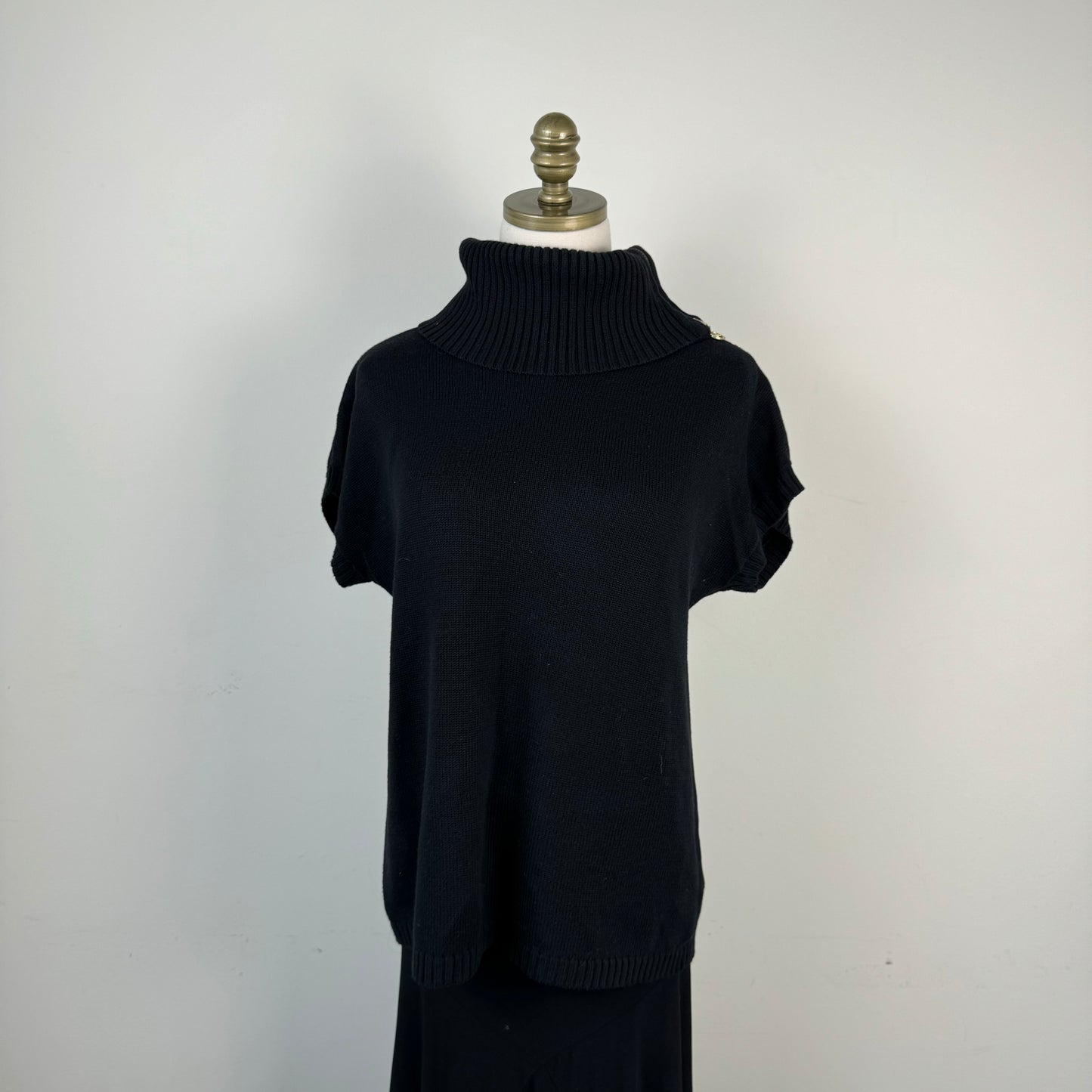 Michael Kors Off Shoulder Knit Vest Top