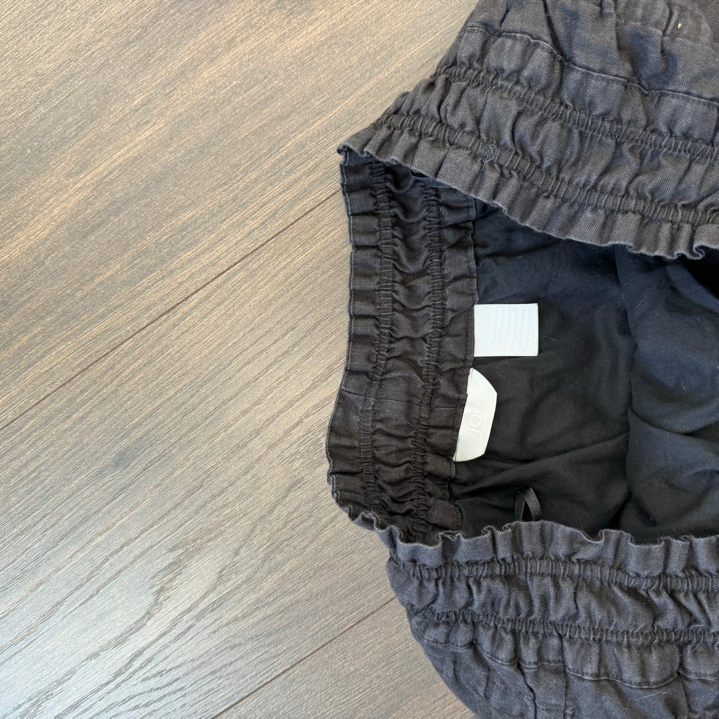 Black Ruffled Midi Skirt