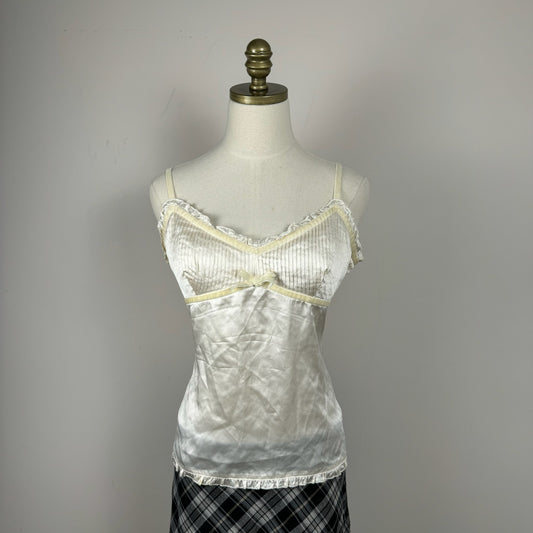 Tommy Vintage Cream Silk Cami Top