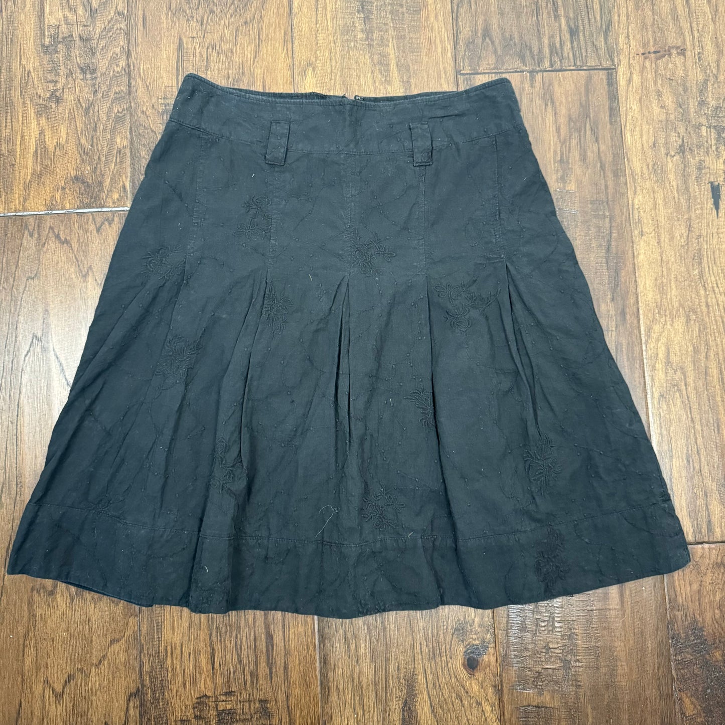 Vintage Black Midi Skirt