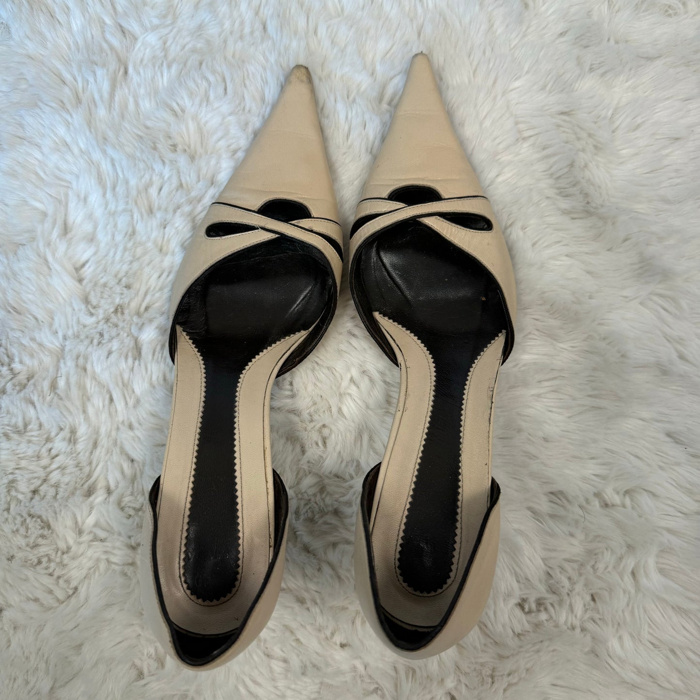 Pointed Toe Kitten Heels (US 9/9.5)