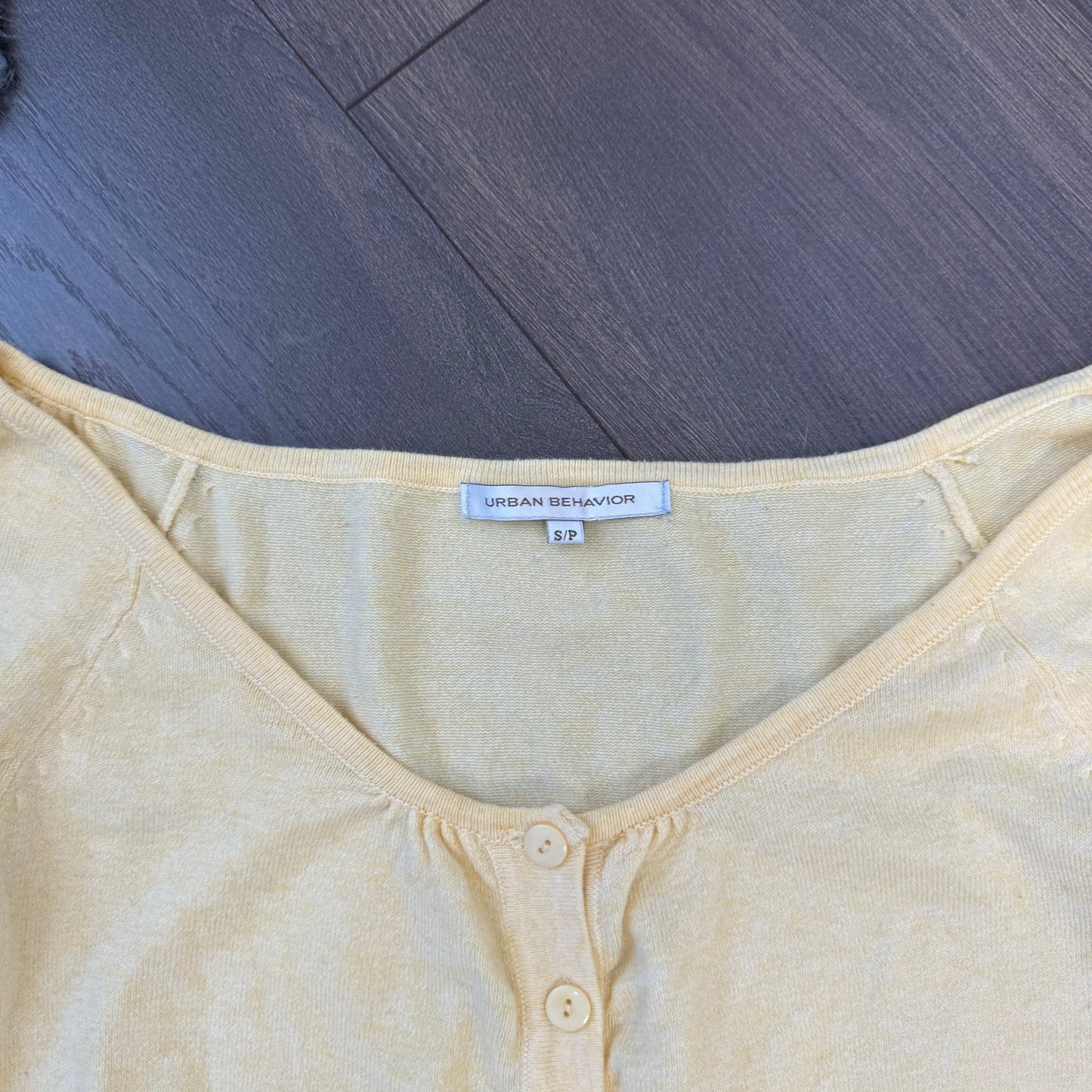 Butter Yellow Dainty Off Shoulder Top